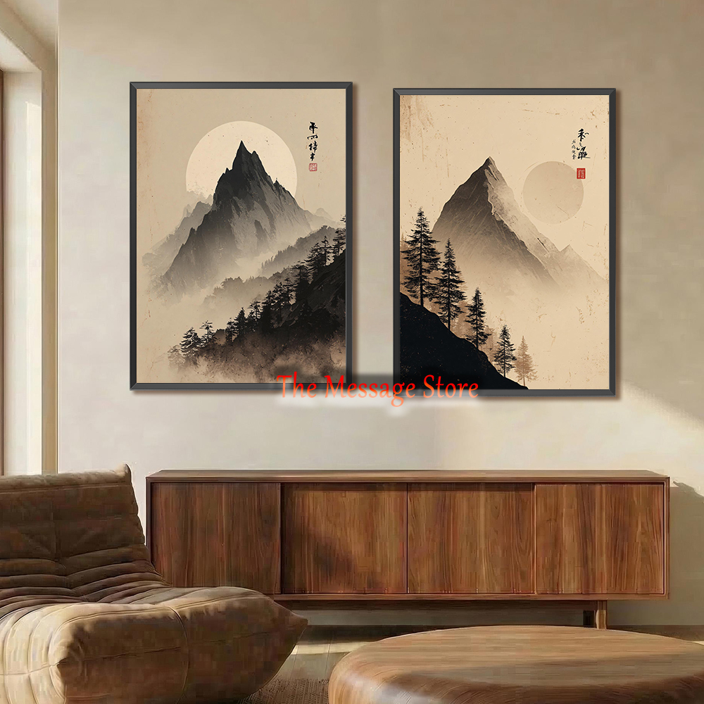 Minimalist Japanese Landscape  – Japanese Lifestyle And Traditions recenzja i cena