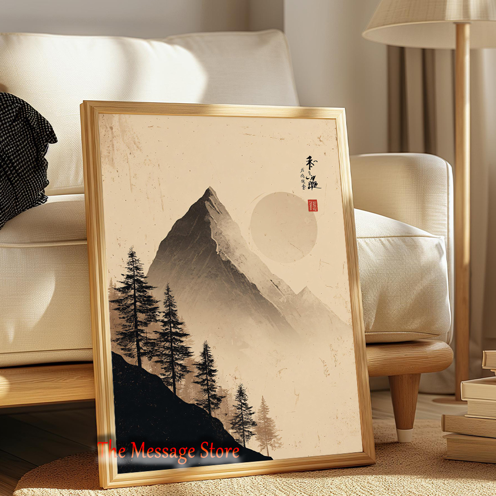 Minimalist Japanese Landscape  – Japanese Lifestyle And Traditions recenzja i cena