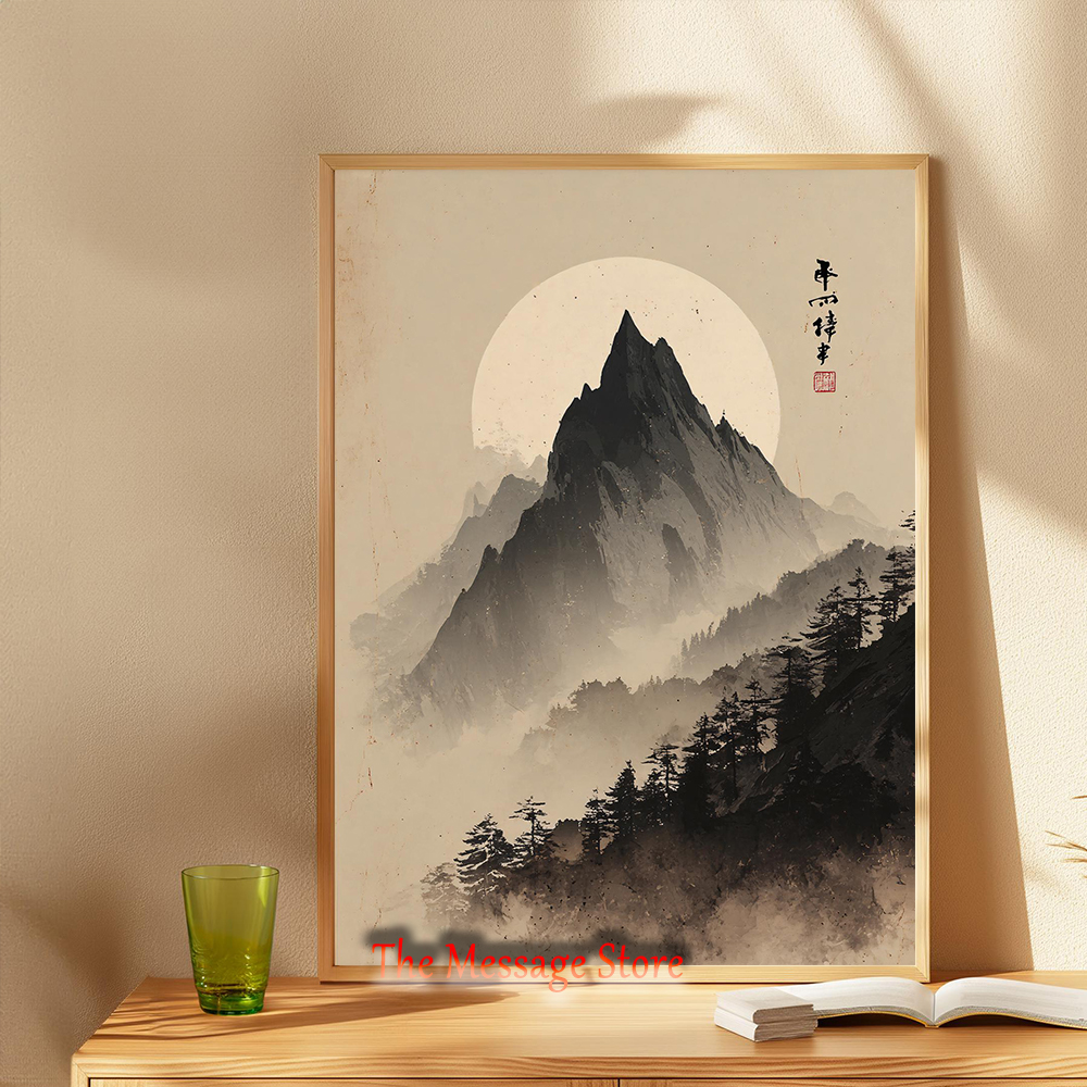 Minimalist Japanese Landscape  – Japanese Lifestyle And Traditions recenzja i cena
