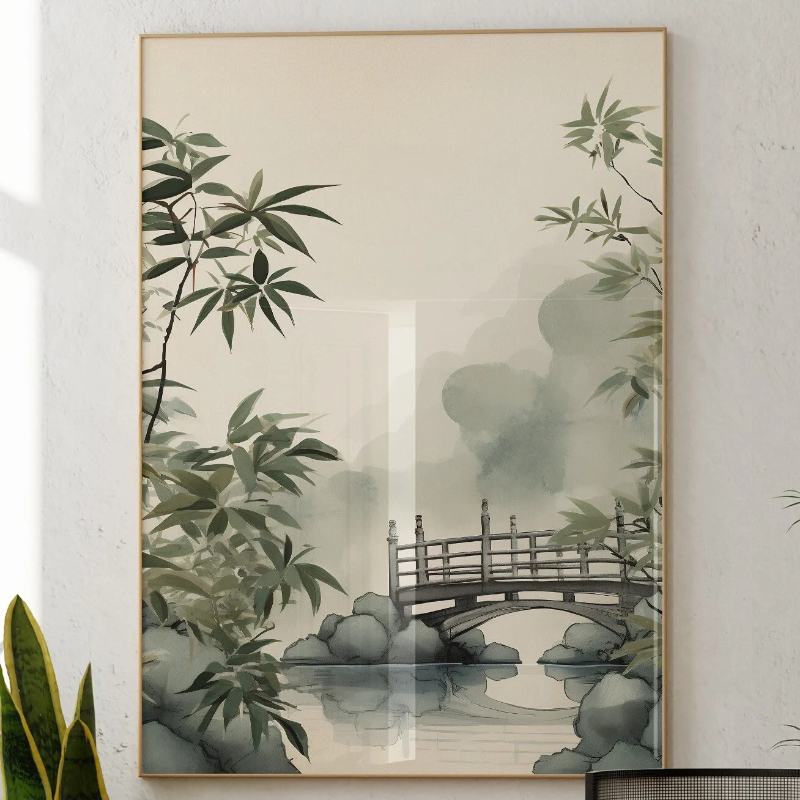 Japandi Wall Art Minimal Botan – Japanese Zen Lifestyle recenzja i cena