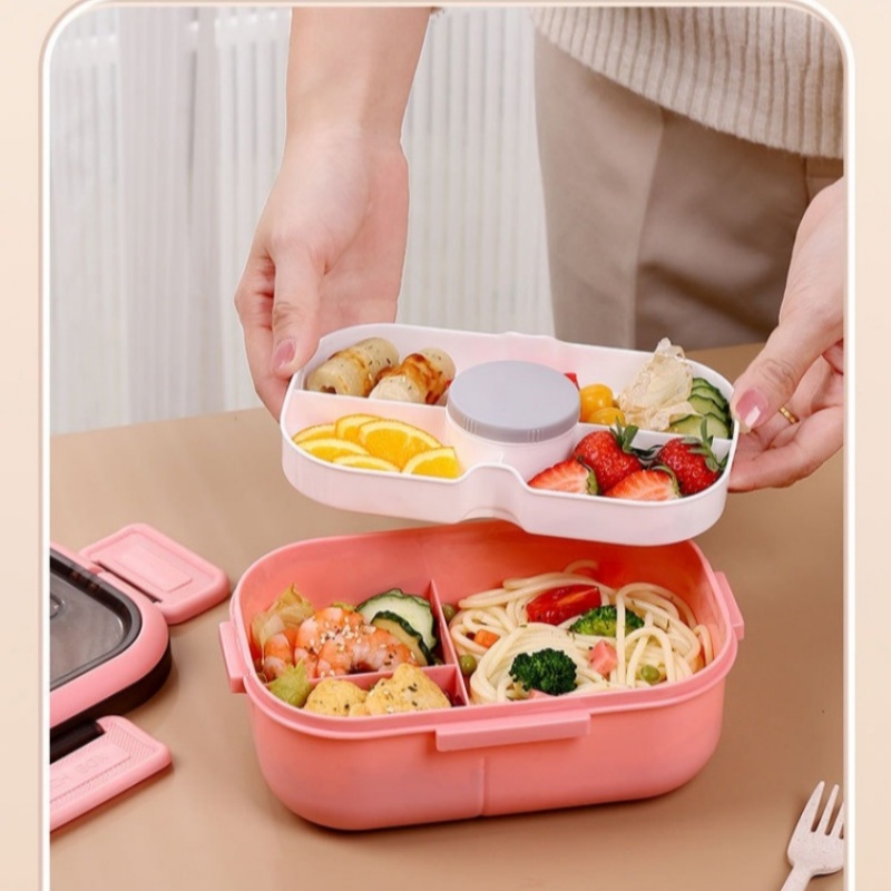 1200ML Double Layer Lunch Box  – Bento Box Two Tier recenzja i cena