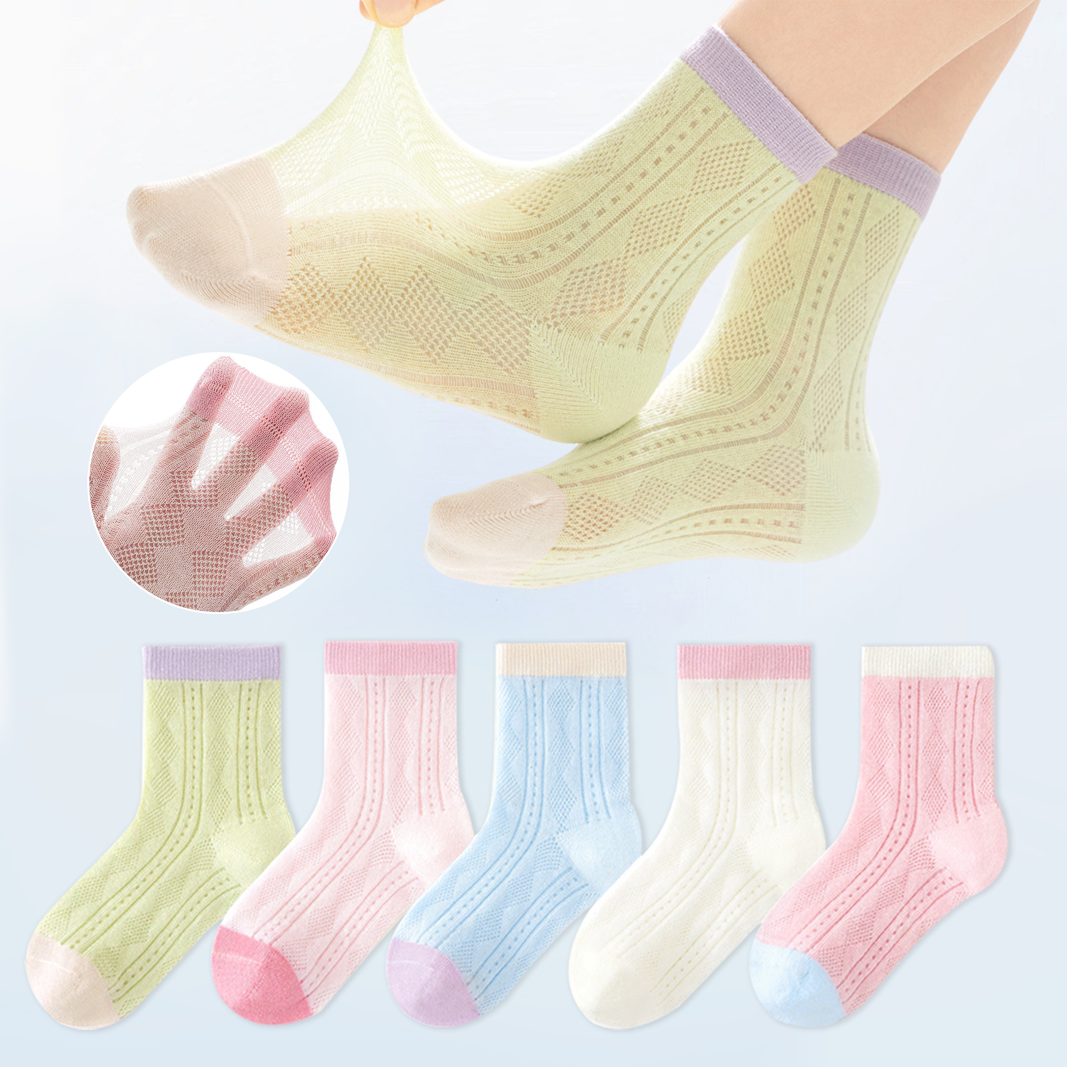 5 Pairs of Children's Socks, C – Japanese Daily Lifestyle recenzja i cena
