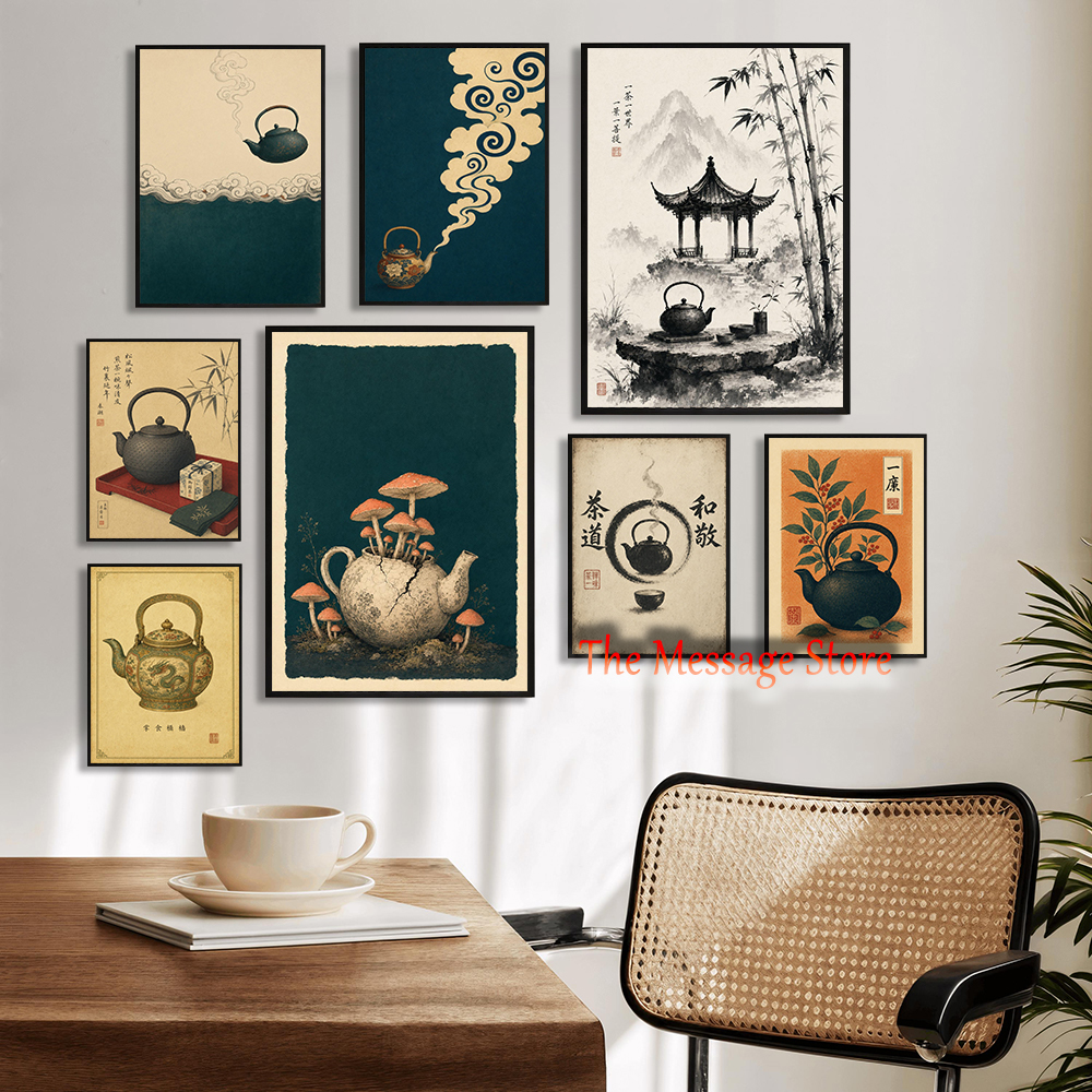 Japanese Teapot Art Minimalist – Japanese Lifestyle And Traditions recenzja i cena