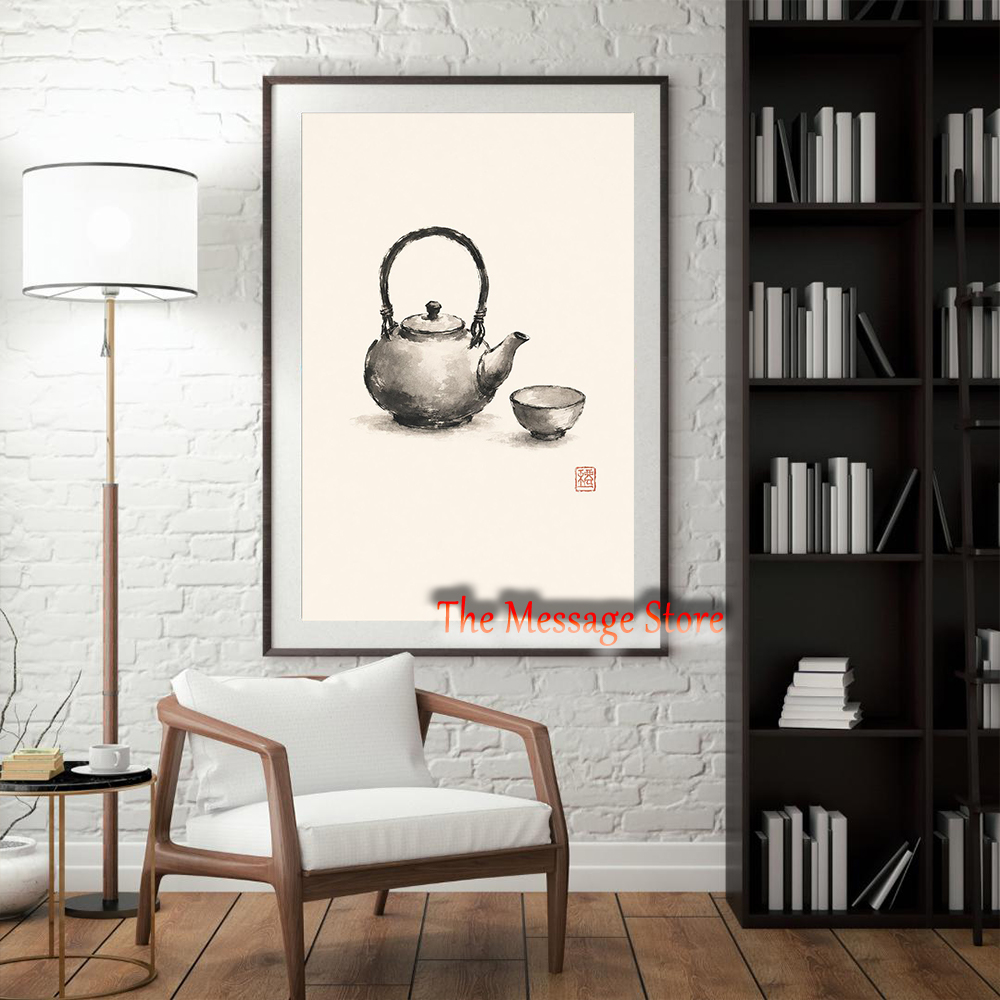 Japanese Teapot Art Minimalist – Japanese Lifestyle And Traditions recenzja i cena
