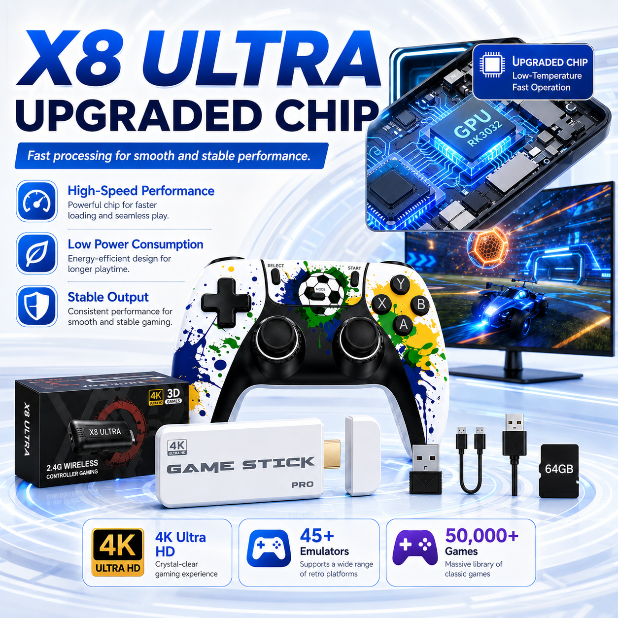 X8 Ultra 4K  Game Console 5000 – Japanese Lifestyle Game recenzja i cena
