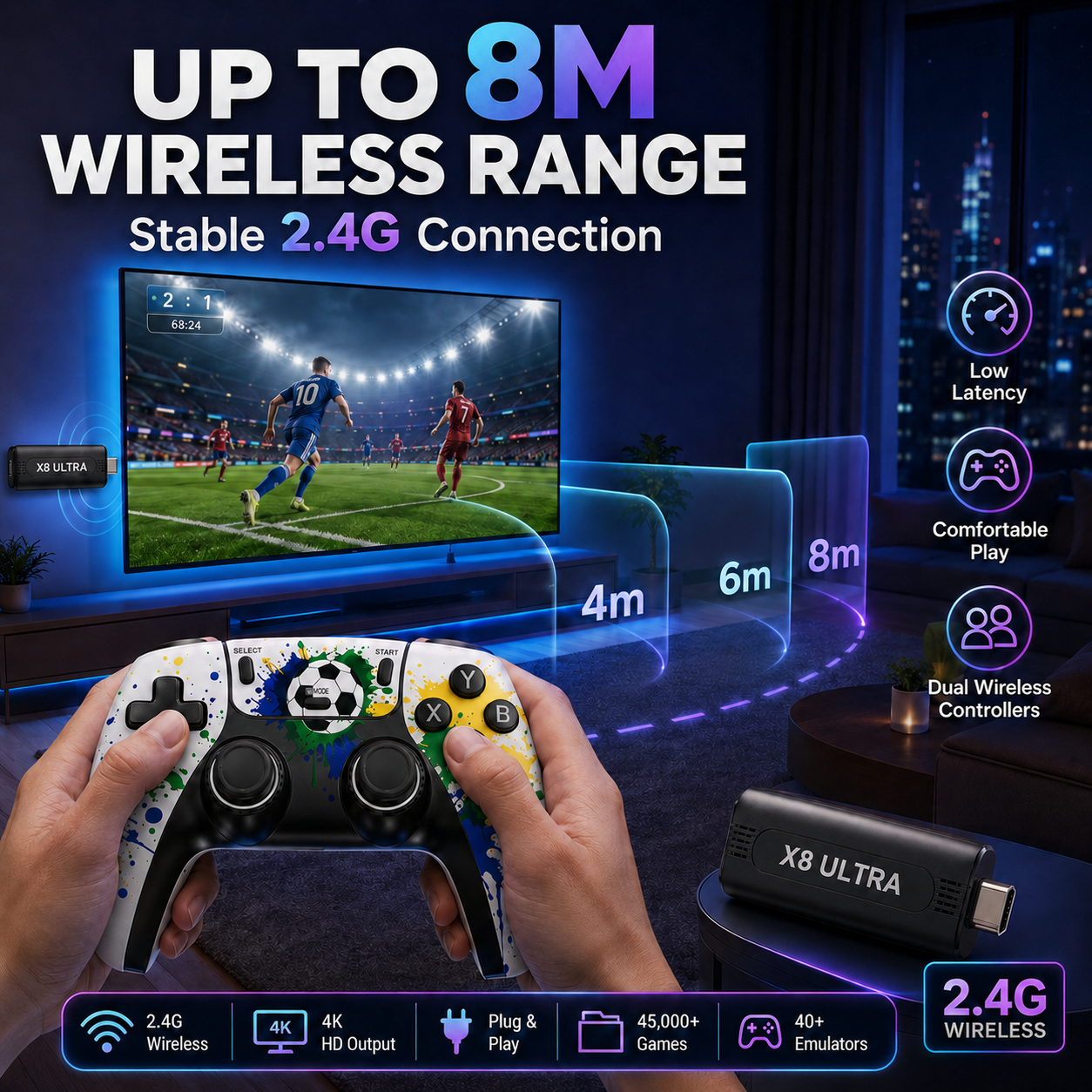 X8 Ultra 4K  Game Console 5000 – Japanese Lifestyle Game recenzja i cena