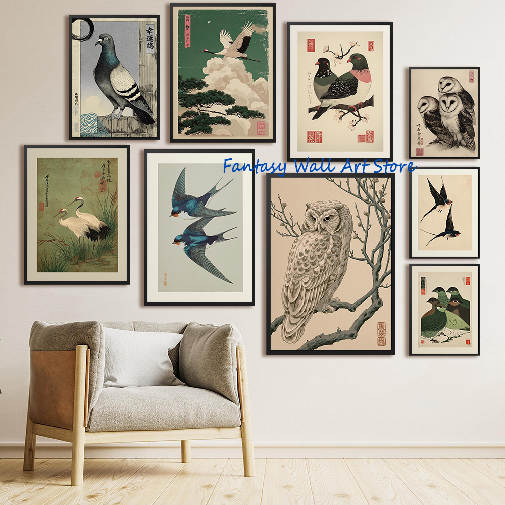 Birds Vintage Asian Traditiona – Japanese Lifestyle And Traditions recenzja i cena