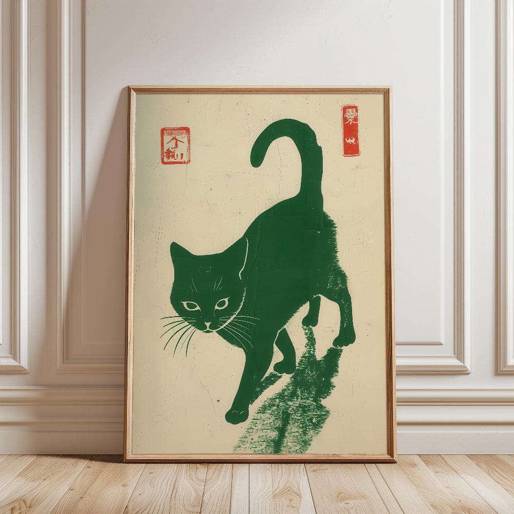 Black Cat Eating Ramen Rainy G – Japanese Eating Lifestyle recenzja i cena