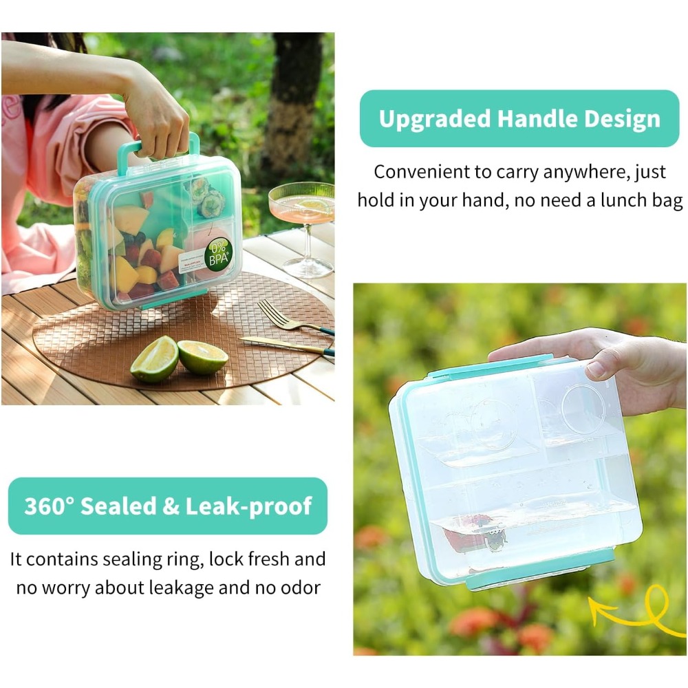 1Pcs Portable Divided Lunch Bo – Bento Box Two Tier recenzja i cena