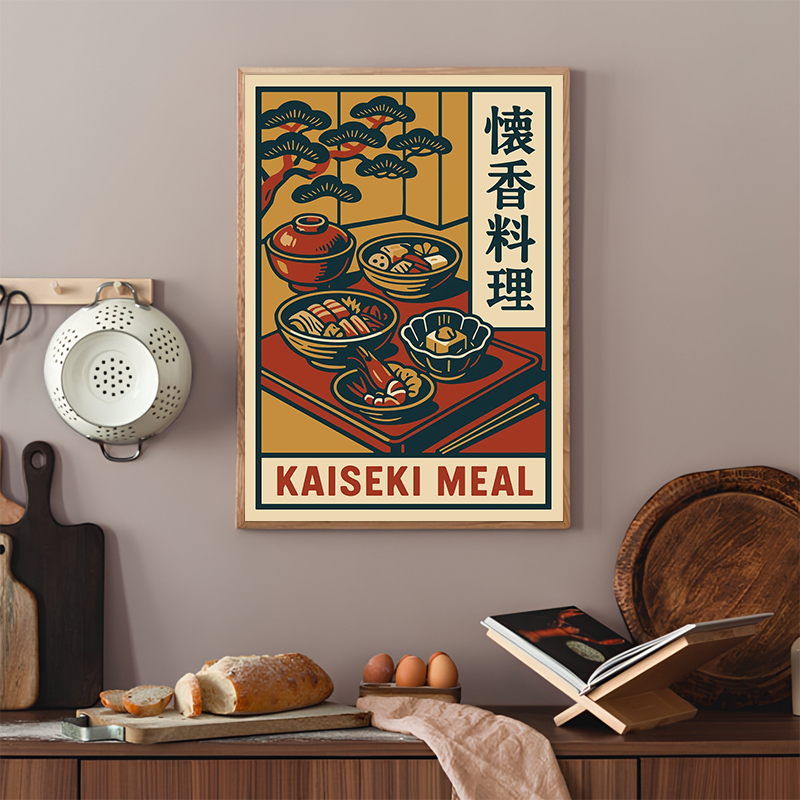 Vintage Style Japanese Food Po – Japanese Lifestyle And Traditions recenzja i cena