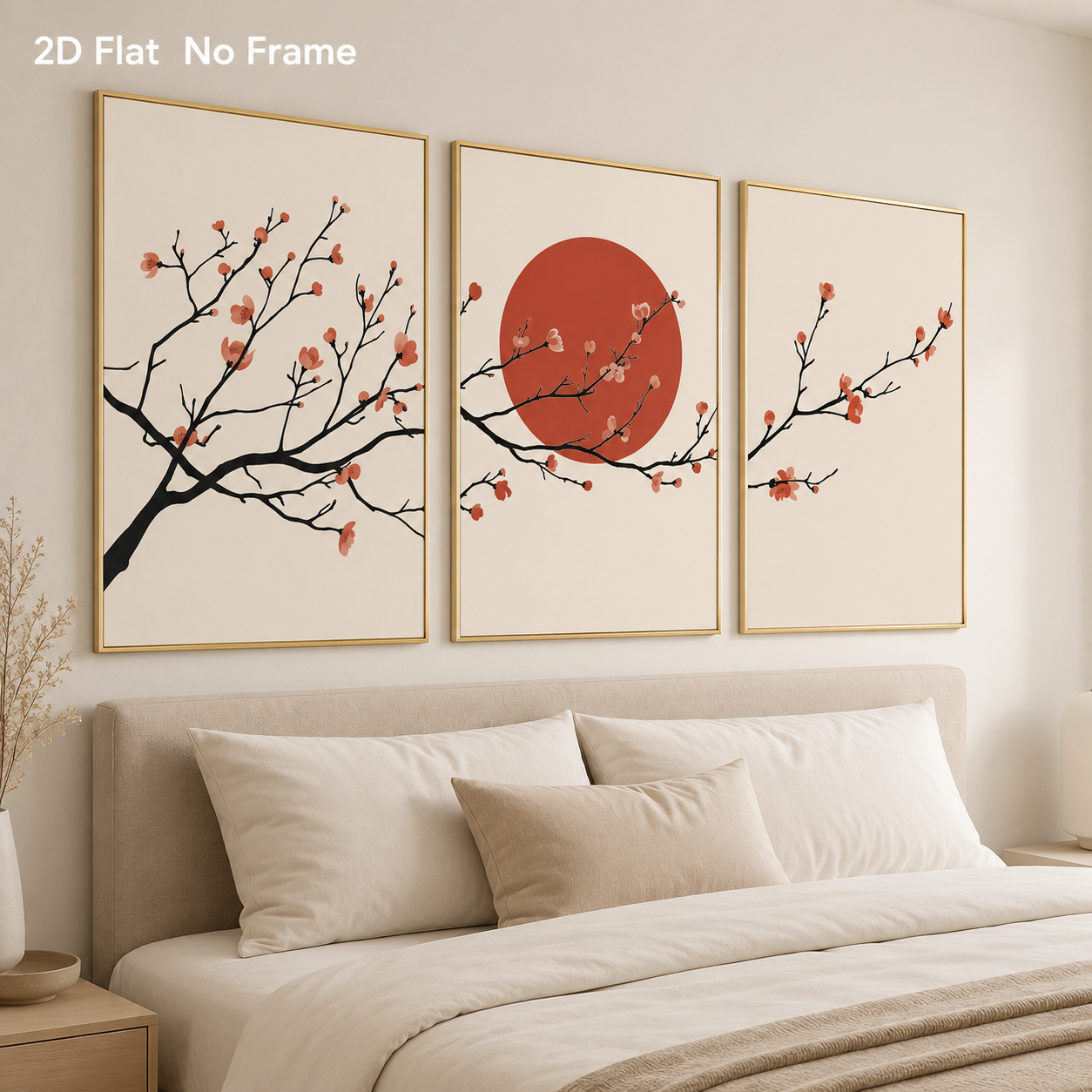 3PCS Sunset Light Pink Plum Bl – Japanese Zen Lifestyle recenzja i cena