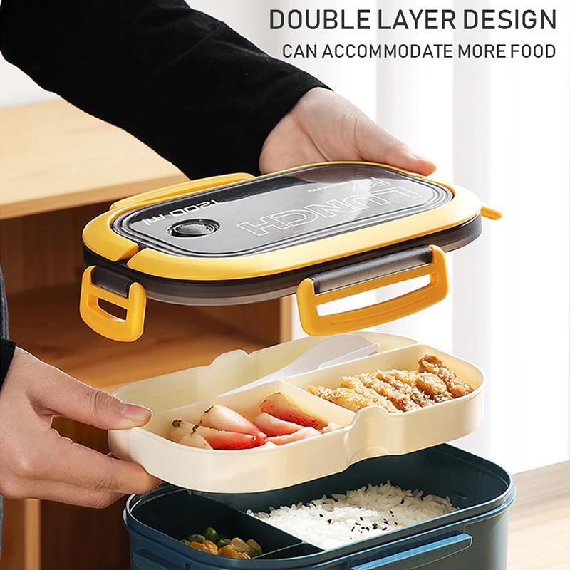 1pc Bento Box Lunch Box Double – Bento Box Two Tier recenzja i cena