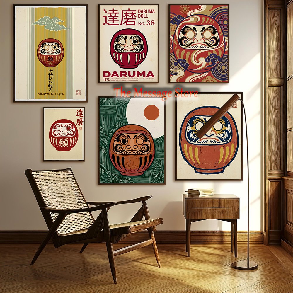 Japanese Daruma Doll Vintage S – Japanese Lifestyle And Traditions recenzja i cena