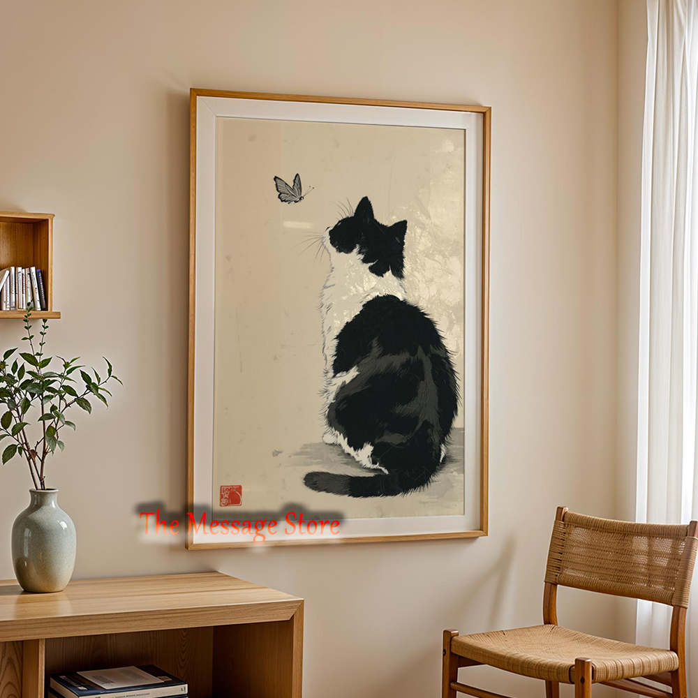 Black Cow Cat Japanese Minimal – Japanese Zen Lifestyle recenzja i cena