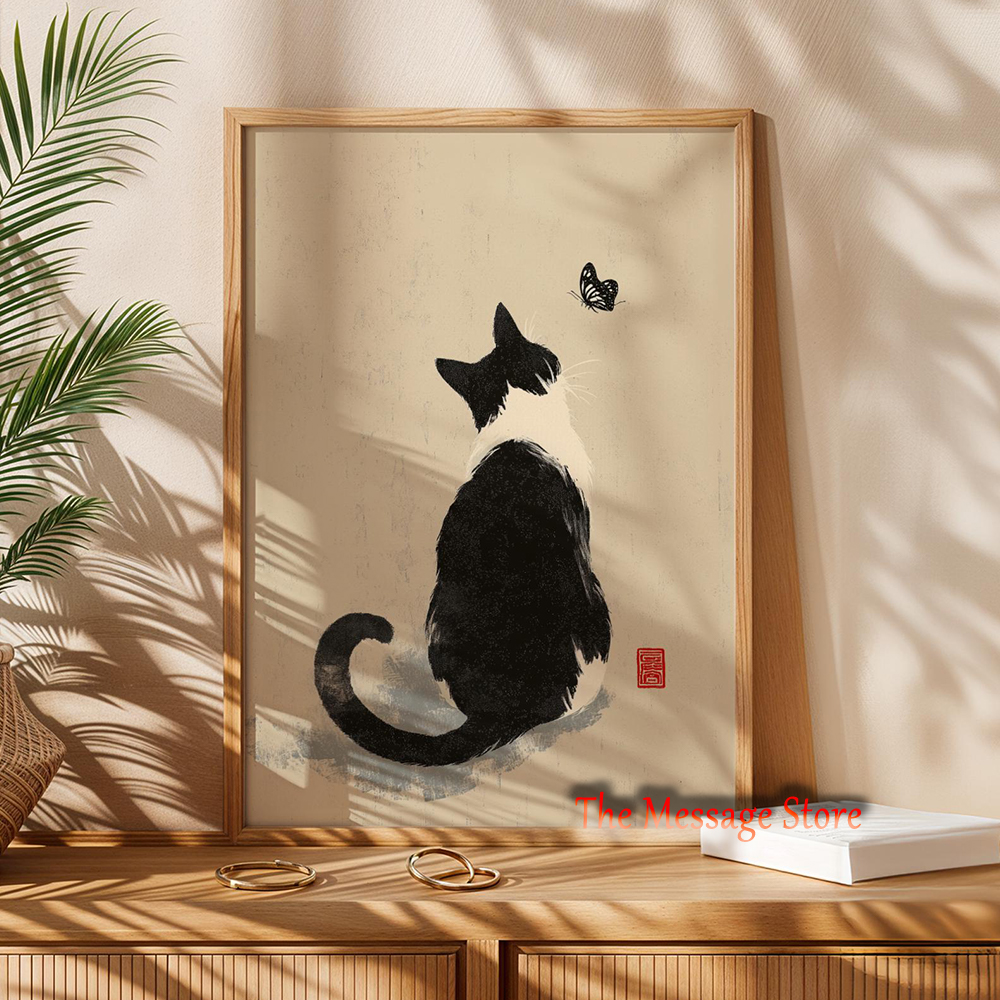 Black Cow Cat Japanese Minimal – Japanese Zen Lifestyle recenzja i cena