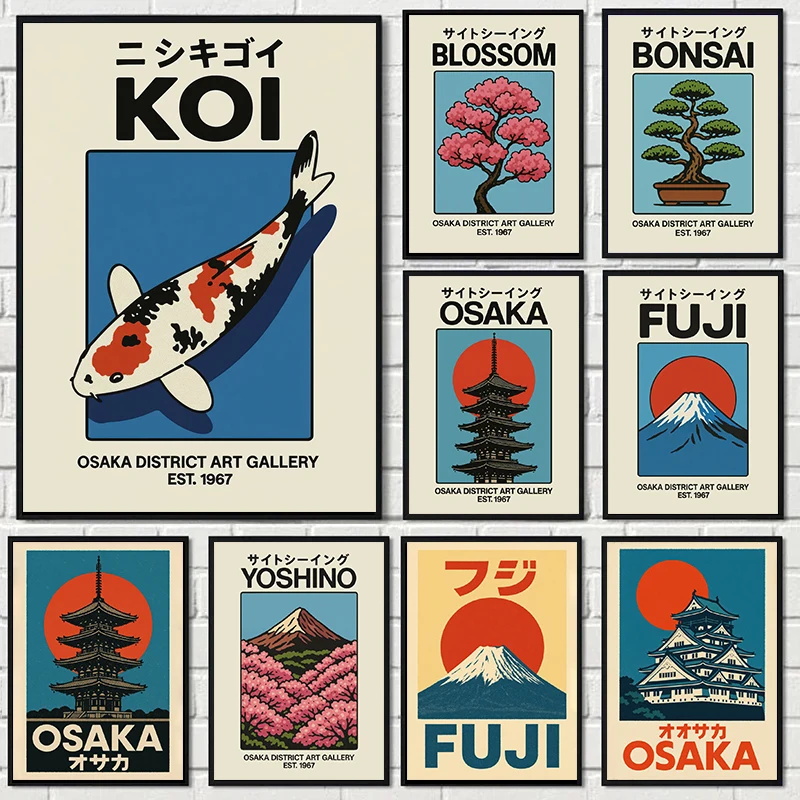 Vintage Japan Traveling Art Os – Japanese Zen Lifestyle recenzja i cena