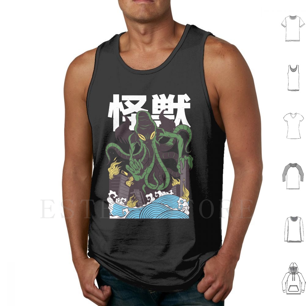 Japanese Cthulhu Tank Tops Ves – Japanese Daily Lifestyle recenzja i cena