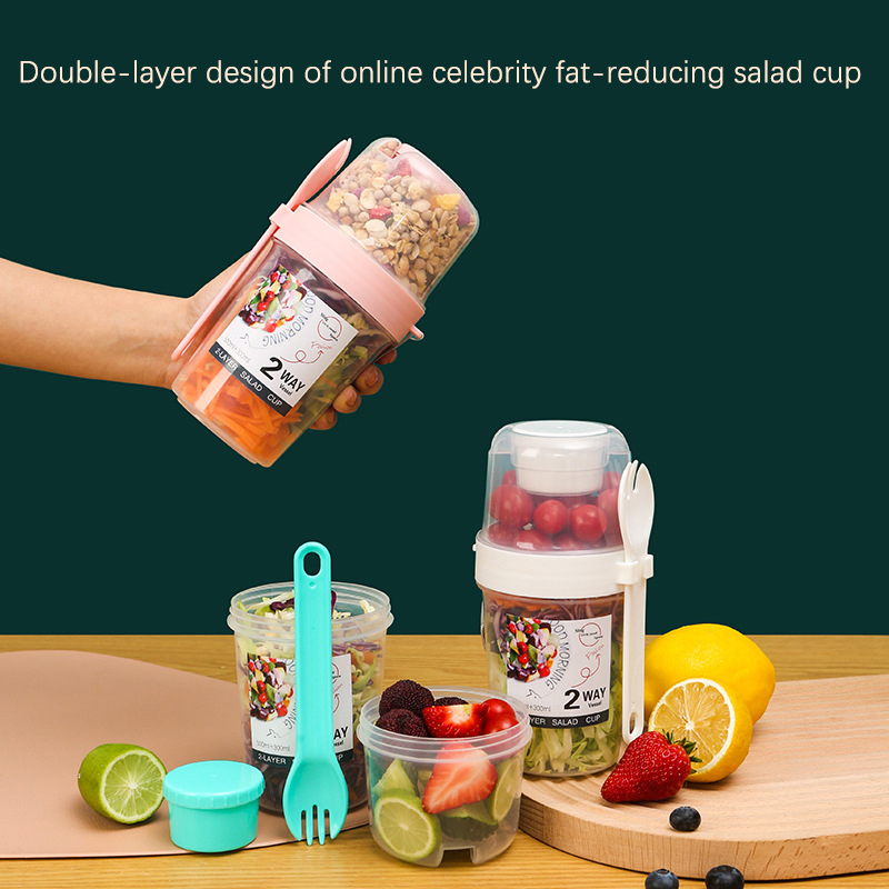 Breakfast Fruit Oat Yogurt Sal – Bento Box Two Tier recenzja i cena