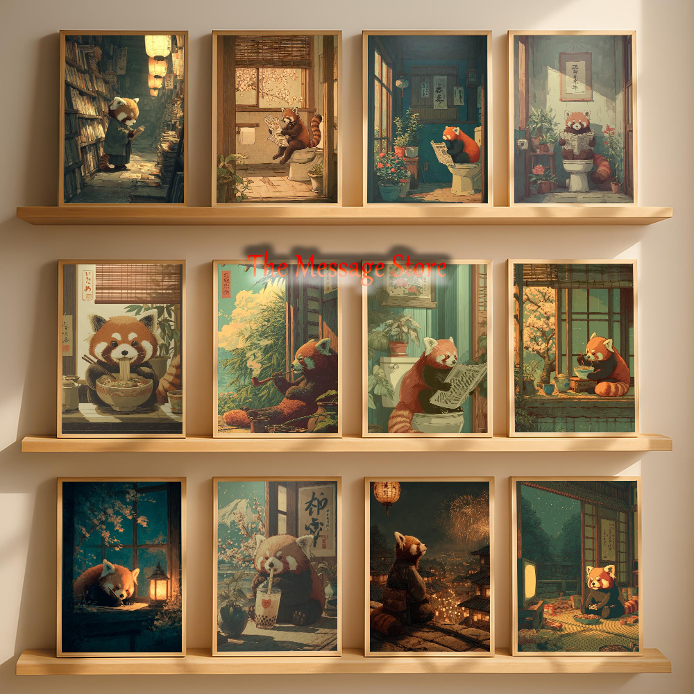 Red Panda Vintage Japanese Sty – Japanese Eating Lifestyle recenzja i cena