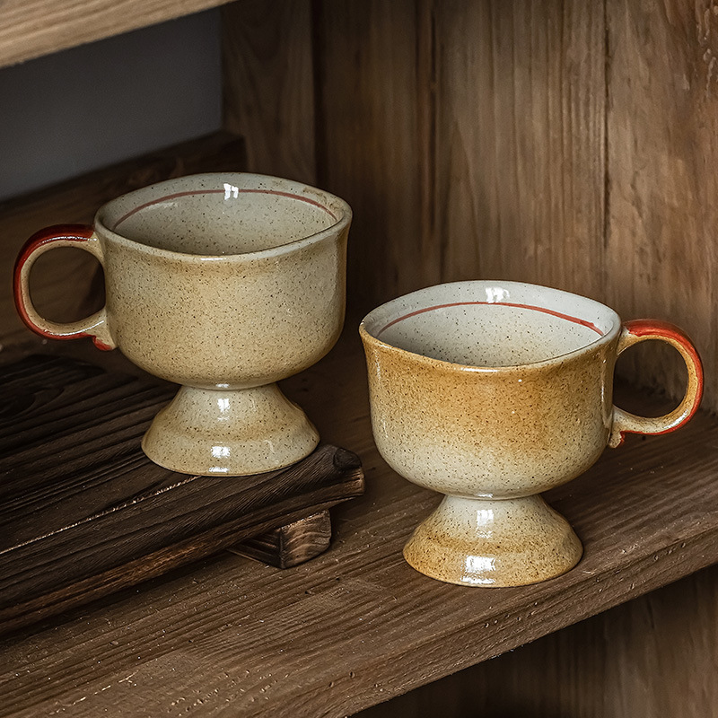Retro Style Ceramic Cups Coffe – Japanese Daily Lifestyle recenzja i cena