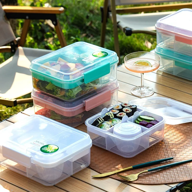 Portable Handle design Double  – Bento Box Two Tier recenzja i cena